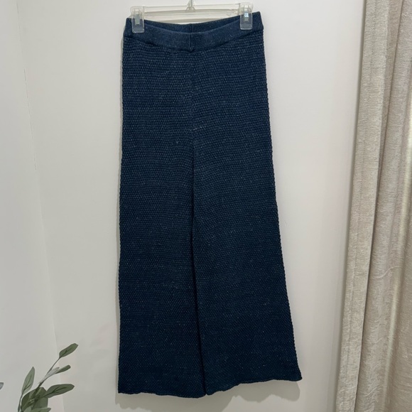 Free People Pants - Free People Beach Hailee Sweater Wide Leg Pants Size Small